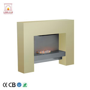 Cheminée électrique <span class=keywords><strong>moderne</strong></span> de luxe en <span class=keywords><strong>bois</strong></span> MDF bon marché, grande, autoportante, pour intérieur, avec effet lumineux LED, 1000W/2000W, usage domestique - Product Image 1