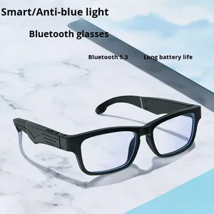 Lunettes intelligentes sans fil T1 avec protection anti-lumière bleue et UV, étanches, <span class=keywords><strong>pour</strong></span> sports de plein air, avec écouteurs intégrés <span class=keywords><strong>pour</strong></span> appels BT, lecture de musique et matériel <span class=keywords><strong>VR</strong></span> - Product Image 2