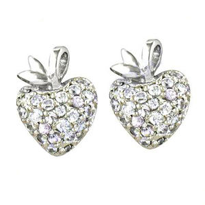 Exquisito diseño atractivo CZ piedra preciosa pendiente azul circón piedra 925 sólido plata esterlina pendiente joyería regalo para ella - Product Image 1