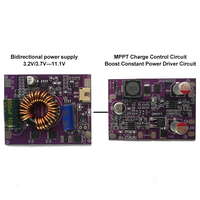 Contrôleur de panneau solaire à batterie au lithium 18V, module de suralimentation 30V 50W, module de commande MPPT, chargeur de lampadaire solaire