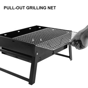 Estufa <span class=keywords><strong>de</strong></span> <span class=keywords><strong>barbacoa</strong></span> <span class=keywords><strong>de</strong></span> carbono portátil <span class=keywords><strong>para</strong></span> exteriores, miniparrilla plegable <span class=keywords><strong>para</strong></span> Picnic, jardín, fiesta, cocina, <span class=keywords><strong>terraza</strong></span>, Camping, viaje - Product Image 4