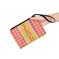Porte-monnaie de sororité TLOD TOP LADIES of DISTINCTION, réutilisable, design personnalisé, de haute qualité, pratique à transporter, sac à main