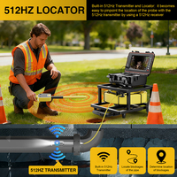 Localizador de 512Hz para Cámara de Inspección de Tuberías de Alcantarillado, Cámara Endoscópica Industrial para Tuberías