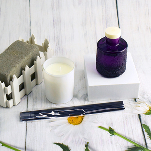 Custom Scented Soy <strong>Wax</strong> Candle and Sprayed Glass <strong>Bottle</strong> Reed Diffuser Gift Box Packing for Home Fragrance - Product Image 2