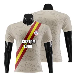 Personalized Fashion Sublimation Custom Football Jersey Shirt Sets Design Mens Colorful Black And White Soccer Uniform WO-X837