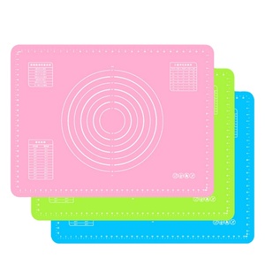Wholesale Bakeware <b>Rolling</b> Tools Silicone <b>Rolling</b> Dough <b>Mat</b> Non-slip Easy Cleaning Pure Silicone <b>Mat</b> for Cook - Product Image 1
