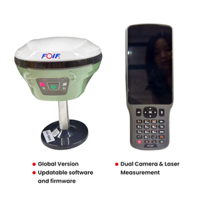 Máy thu tín hiệu FOIF A66 Max mới nhất với camera kép laser và phần mềm SurveyStar dành cho khảo sát đất đai IMU, 1408 kênh RTK - Product Image 3