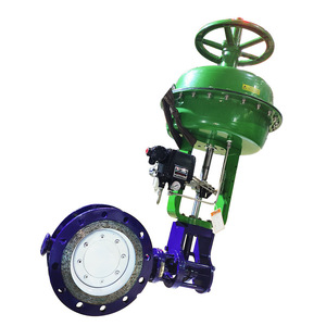 Válvula de Control Neumática Tipo Mariposa con Actuador de Diafragma para Uso Industrial en Medios a Temperatura Normal - Product Image 2