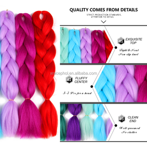 Mèche Tresses Africaines Ultra Hair Expression, Cheveux à Crocheter Pré-Étire Jumbo pour Tresses Africaines - Product Image 3