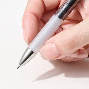 Stylos gel rétractables à pointe fine 0,5 mm Zhixin Lovein, séchage rapide, prise en main confortable pour les étudiants gauchers, corps arc-en-ciel bleu/rouge - Product Image 3