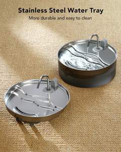 <span class=keywords><strong>Bebedero</strong></span> para Mascotas de Acero Inoxidable Ultrasilencioso de 7L/236oz/1.8Gal, Dispensador de Agua para Perros con Sistema de Multifiltración y <span class=keywords><strong>Grifo</strong></span> Automático - Product Image 2