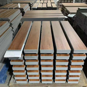 Plancher en vinyle SPC de luxe à chevrons effet marbre avec sous-couche pour zones à fort trafic – Fabricant de premier plan - Product Image 1