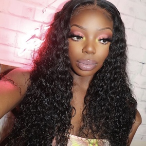 Venta caliente Virgen Brasileño Cutícula Alineada Cabello 13X6 <span class=keywords><strong>Jerry</strong></span> Curly Bob Pelucas delanteras de encaje con 130% Densidad - Product Image 5