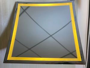 Thắp sáng treo tường gấp Kim Loại Mỹ phẩm gương với độ phóng đại thuận tiện gắn gương trang điểm - Product Image 6