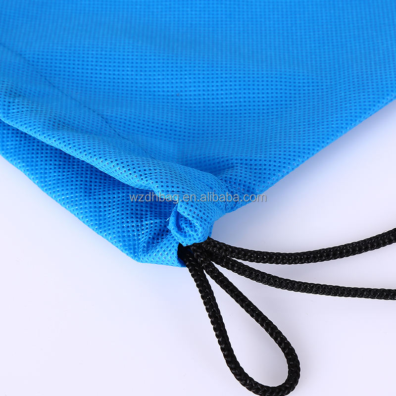 Reusable Hot Sale Custom Wholesale Non Woven Drawstring Backpack Bag Shopping Tote Bag Promotion