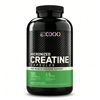 Capsules de créatine monohydrate OEM de haute qualité, créatine micronisée pour adultes, Muscletech, 60 capsules, croissance musculaire