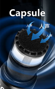 Micrófono Inalámbrico UHF Profesional <span class=keywords><strong>de</strong></span> <span class=keywords><strong>Mano</strong></span> <span class=keywords><strong>de</strong></span> 4 Canales, Micrófono Dinámico para Actuaciones en Escenarios <span class=keywords><strong>de</strong></span> Iglesias, Micrófonos, Micrófono - Product Image 3