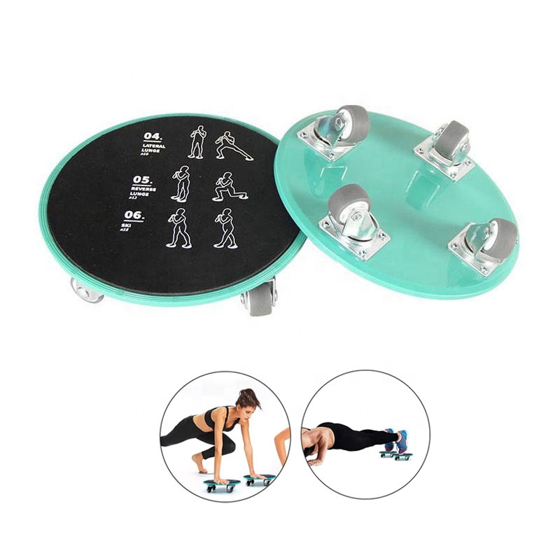 2 Pack Dual Sided Gliding Discs for Full Body Fitness and Core Workout
