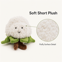 Peluche de chou-fleur, jouet en peluche doux, poupée réaliste et mignonne pour enfants, cadeau de crèche, décoration de la maison, rembourrage en coton PP
