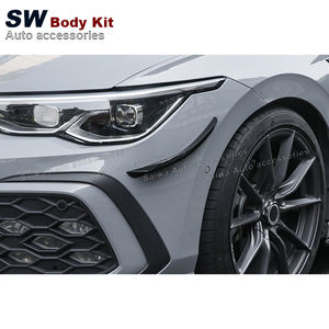 Aileron avant en fibre de carbone pour Volkswagen <span class=keywords><strong>Golf</strong></span> <span class=keywords><strong>8</strong></span> 2021-2022, lèvre de pare-chocs avant, séparateur, spoiler, kit carrosserie - Product Image 6