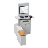 Guichet bancaire automatique en libre-service, recycleur de billets, lecteur de cartes sans contact, écran tactile capacitif, affichage LED/LCD, SDK