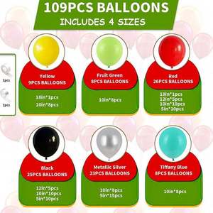 ชุดซุ้มพวงมาลัยสำหรับงานเลี้ยงวันเกิดงานแต่งงานลูกโป่งตกแต่งรูปสัตว์ป่าซาฟารีสำหรับงานเลี้ยงฉลองทารก - Product Image 5