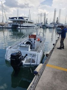 เรือประมงอลูมิเนียมควบคุมส่วนกลางพร้อมคอนโซลห้องโดยสารเรือขนส่งในต่างประเทศ6.25เมตร - Product Image 5