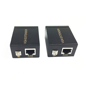 ตัวขยายสัญญาณอีเทอร์เน็ต VGA RJ45 60M ตัวเชื่อมต่อ HDML Cat5e <span class=keywords><strong>Cat6</strong></span> LAN อะแดปเตอร์รับส่งสัญญาณลำโพงกล้อง HDTV - Product Image 2