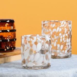 Samyo decorazione per la casa personalizzata soffiato a mano resistente al calore <span class=keywords><strong>di</strong></span> lusso coriandoli Votive portacandele per matrimonio <span class=keywords><strong>vetro</strong></span> vuoto barattolo <span class=keywords><strong>di</strong></span> candela - Product Image 4