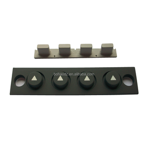 Op maat gemaakte geleidende 3x4 siliconen toetsenbord OEM ODM service voor industriële en medische apparaten - Product Image 6