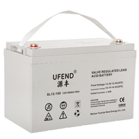 OEM Solar Fotovoltaico Gel Batería Ciclo Profundo 12V100AH Iluminación Solar Energía Eólica Almacenamiento de Energía UPS PV Ala Turbina Energía CATV