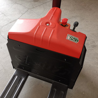Chariot élévateur électrique compact de 1,5 tonne (3300 lb) avec batterie lithium-ion, pneus en polyuréthane AWD - Chariot élévateur à conducteur accompagnant