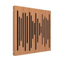 Diffuseur acoustique en bois épais décoratif personnalisé anti studio de musique Art moderne vague