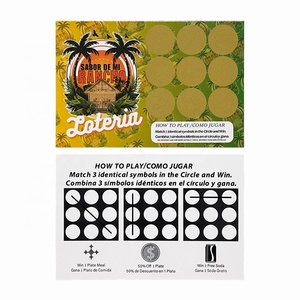 Cartes à gratter personnalisées, cartes de jeu promotionnelles, cartes à offrir, cartes de révélation de <span class=keywords><strong>prix</strong></span>, campagne marketing pour les entreprises - Product Image 3