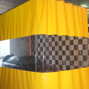 LIYUAN <span class=keywords><strong>Rideau</strong></span> de lavage de voiture insonorisé <span class=keywords><strong>Rideau</strong></span> transparent en PVC Panneau transparent Rideaux industriels en plastique <span class=keywords><strong>pour</strong></span> <span class=keywords><strong>terrasse</strong></span> - Product Image 5