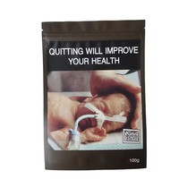 Sachets d'emballage vides pour tabac à rouler, refermables, avec logo personnalisé imprimé en gravure, 25g, 30g, 50g, 100g