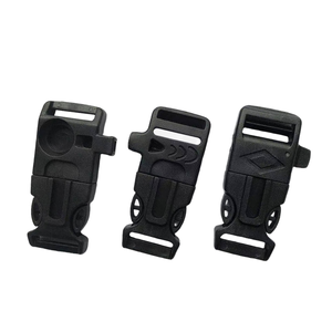 パラコードプラネットPOMクラシック調整可能サイドリリース緊急サバイバルユーティリティ & ホイッスルバックル - Product Image 1