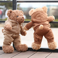 Cadeaux promotionnels personnalisés de haute qualité, ours en peluche personnalisés en gros, jouets en peluche d'animaux avec capuches amovibles