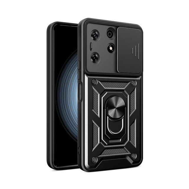 Slide Window Mobile Phone Cases for Itel S23 Plus A60 A70 Camera Lens Protection Shockproof Back Cover