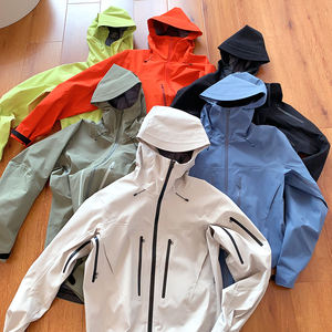 Chaqueta Cortavientos de 3 Capas para Hombre, Impermeable, con Capucha y Estampado 3D, Cierre de Cremallera, Transpirable y Resistente al Viento - Product Image 5