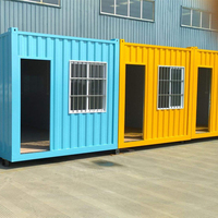 Casa Contenedor Modular Desmontable de 20 pies de Bajo Costo con Paneles Sándwich, Instalación Rápida, para Oficina, Hogar, Hotel, Escuela, Hospital, Centro Comercial, Uso en Exteriores