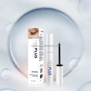 Top Selling FEGPLUS Fast Result Eyelash Growth Serum Longer Thicker Lashes Enhancer Liquid 5ml Private Label