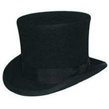 Chapeau Haut de Forme R126 100% Laine Unisexe, Chapeau Présidentiel Authentique, Chapeau Fedora en Feutre de Laine, pour Fêtes Décontractées, Hauteur 18CM - Product Image 2