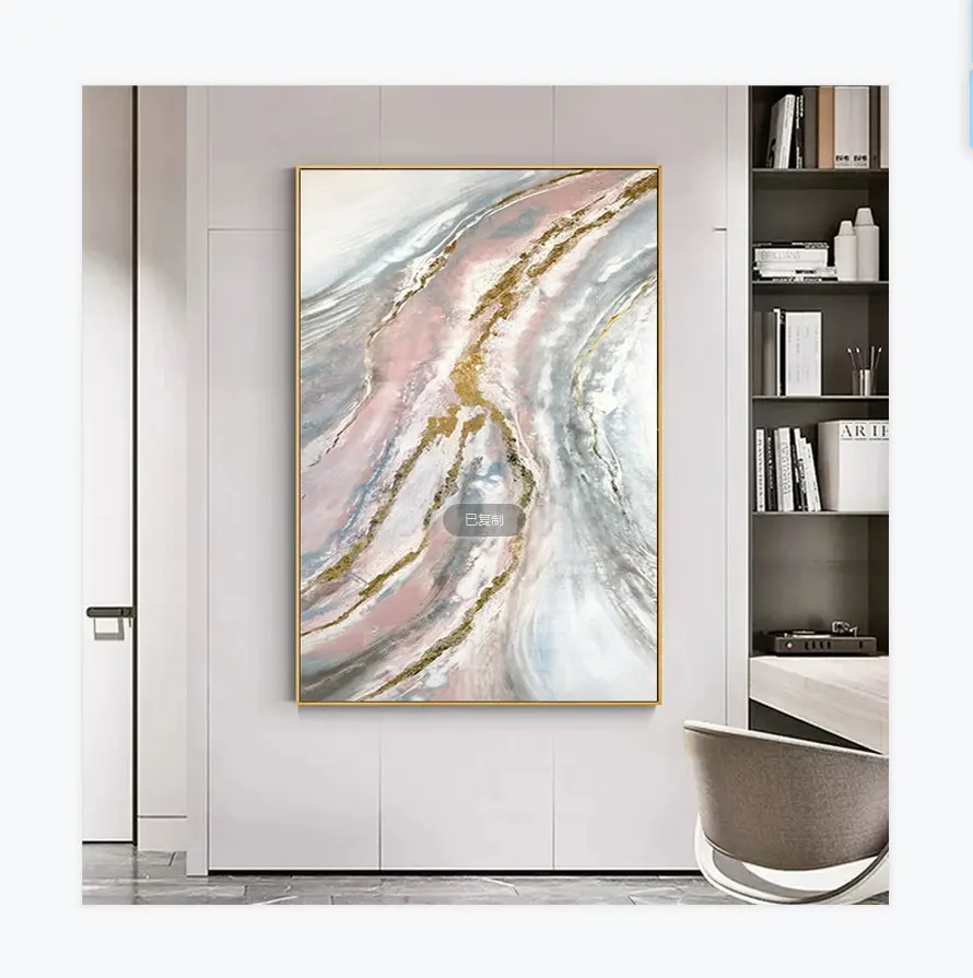 Abstract Luxury Art Hotel Painting Modern Living Room Painting Home Goods Wall Art