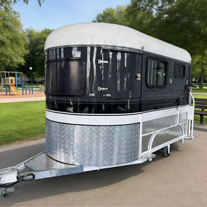 Carrito de Comida Móvil Retro Comercial para Puesto de Mercado Nocturno, Diseño Clásico Vintage para Café, Bocadillos y Postres - Product Image 1