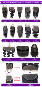 Prêt à commander nouvelle fermeture de dentelle transparente suisse 4x4 100% partie libre de cheveux humains/partie centrale/extension de cheveux brésiliens en trois parties - Product Image 4