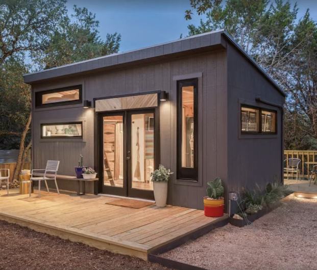 Concrete Tiny Houses Modern Prefab with Steel Frame