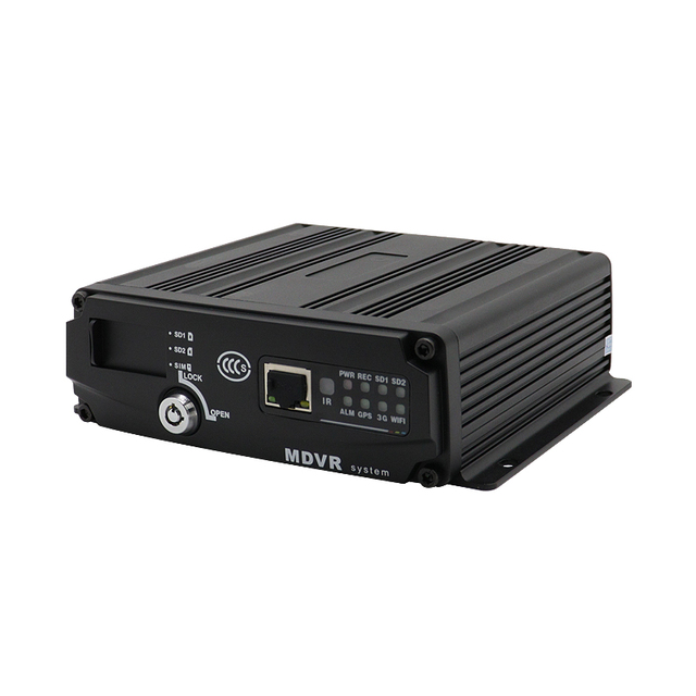 EMV Truck Video Surveillance Cameras 4 Channel Mobile DVR Board 3G 4G GPS WiFi 4CH MDVR Kit H.265 2x128GB Storage