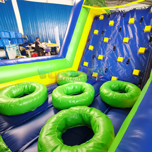 Outdoor commercial bounce house <b>inflatable</b> with slide and pool <b>inflatable</b> water obstacle course for sale - Product Image 6