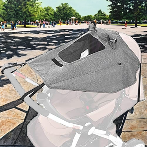Accesorio de parasol <span class=keywords><strong>para</strong></span> cochecito de bebé de doble vía de Alta Vista, <span class=keywords><strong>protector</strong></span> <span class=keywords><strong>solar</strong></span> sombreado y cubierta <span class=keywords><strong>para</strong></span> la lluvia, universal y popular - Product Image 2